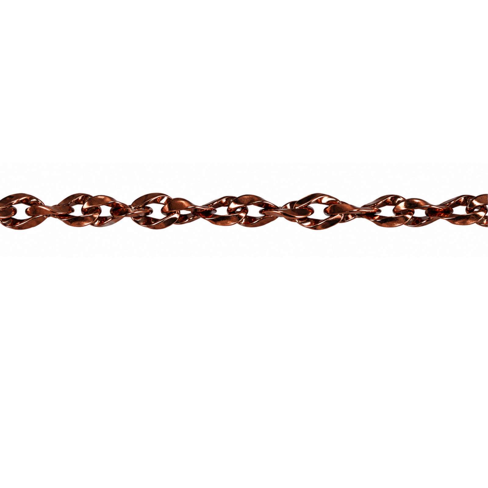 Twisted Curb Euro Chain, Sold in 1ft. Increments