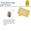 Two Earrings Pattern par Puca - The Argus Collection