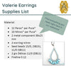 Valerie Earrings Pattern Par Puca - The Argus Collection