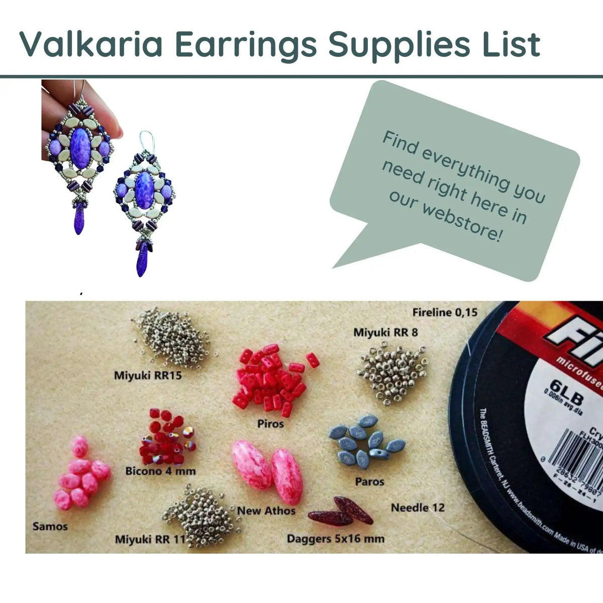 ValkariaEarringsMaterials - The Argus Collection
