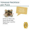 Vanessa Necklace Pattern par Puca - The Argus Collection