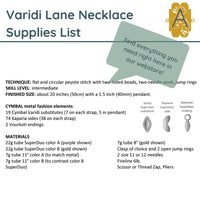 Varidi Lane Necklace Pattern - The Argus Collection