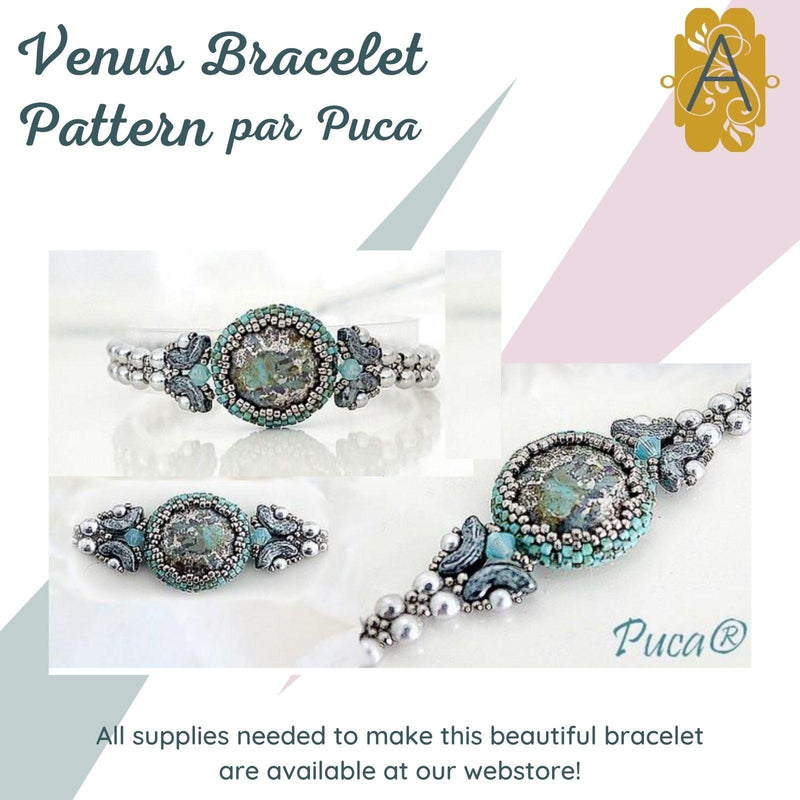 Venus Bracelet Pattern par Puca - The Argus Collection