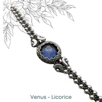 Venus Bracelet Kit, Cabochons par Puca & Swarovski Crystals - The Argus Collection