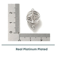 Victorian Resin Pearl 1-Strand Box Clasp, 1 Piece - The Argus Collection