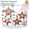 Volo Star Ornament Pattern par Puca - The Argus Collection