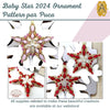 Baby Star 2024 Ornament Pattern par Puca