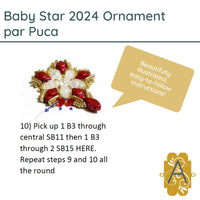 Baby Star 2024 Ornament Pattern par Puca