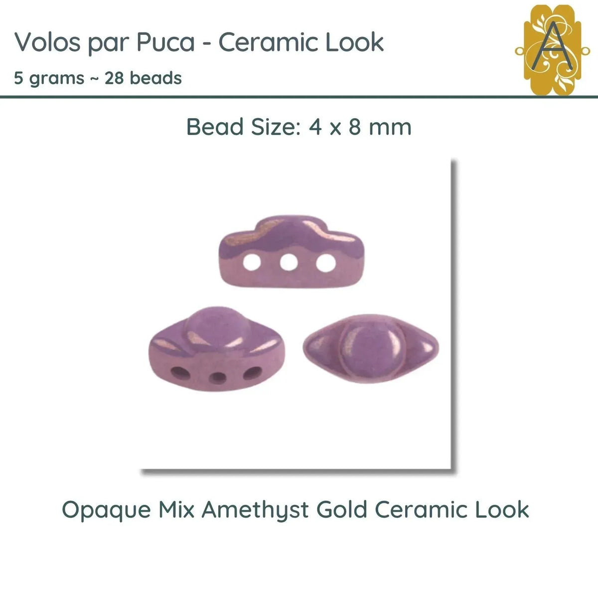 Volos par Puca, 5g, Ceramic Look Collection, 8 colors - The Argus Collection