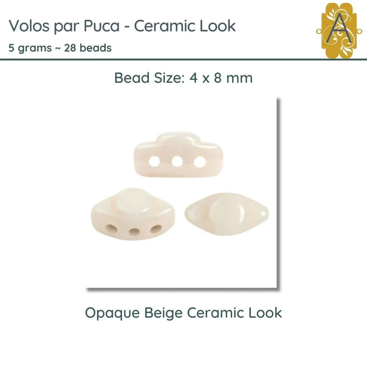 Volos par Puca, 5g, Ceramic Look Collection, 8 colors - The Argus Collection