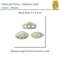 Volos par Puca, 5g, Ceramic Look Collection, 8 colors - The Argus Collection