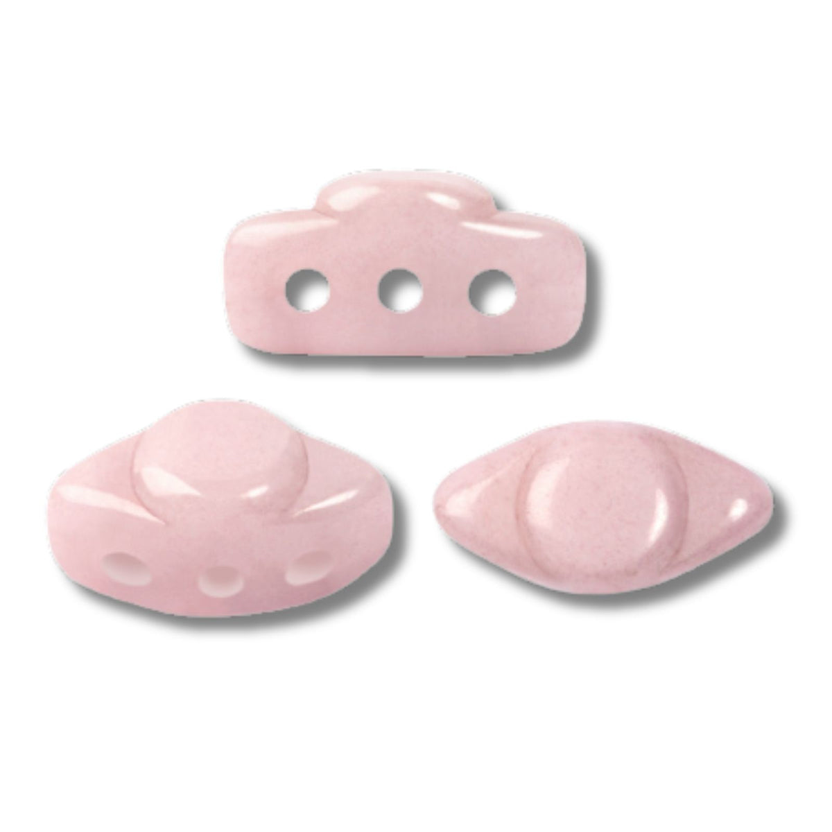 Volos Beads Light Rose Ceramic Look 