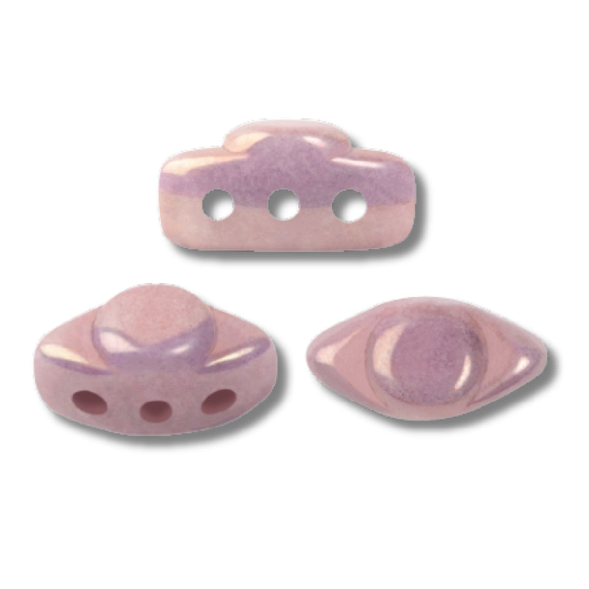 Volos Beads Mix Violet Gold Ceramic Look 