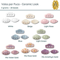 Volos par Puca, 5g, Ceramic Look Collection, 8 colors - The Argus Collection