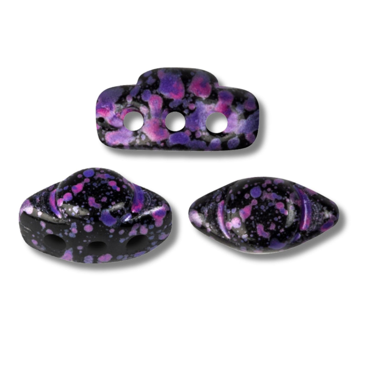 Volos Beads Enamel Purple and Pink