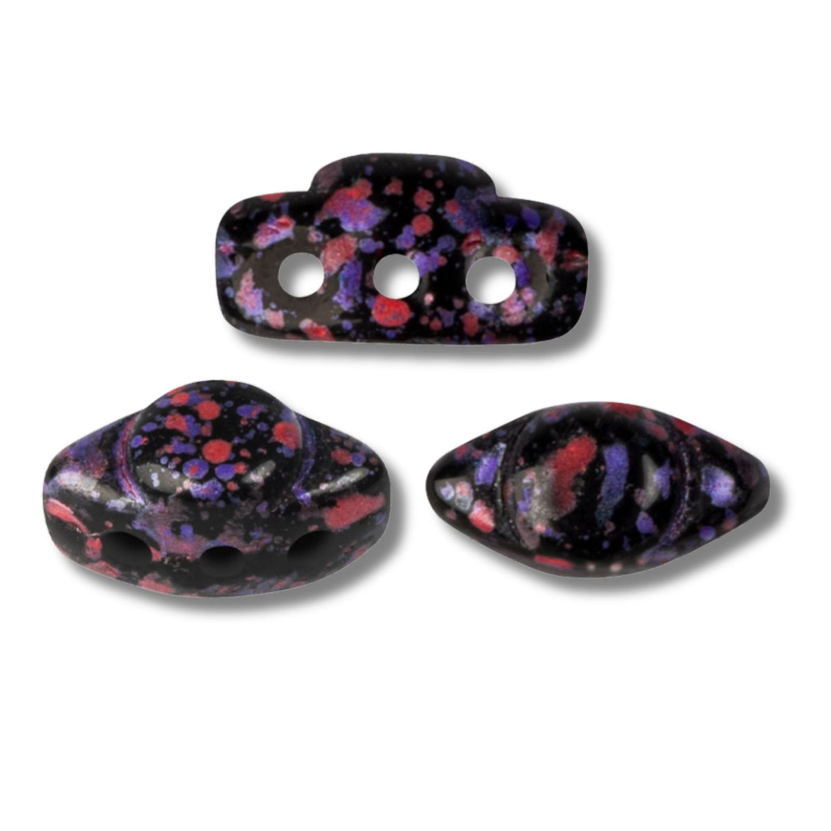 Volos Beads Enamel Purple and Red