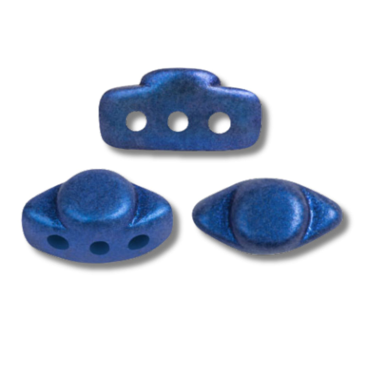 Volos Beads Metallic Matte Caribbean Blue 
