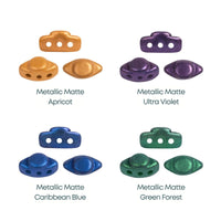 Volos par Puca Beads, New Metallic Matte Collection