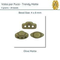 Volos par Puca, Trendy Matte Collection, 5g. 10 colors - The Argus Collection