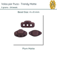 Volos par Puca, Trendy Matte Collection, 5g. 10 colors - The Argus Collection