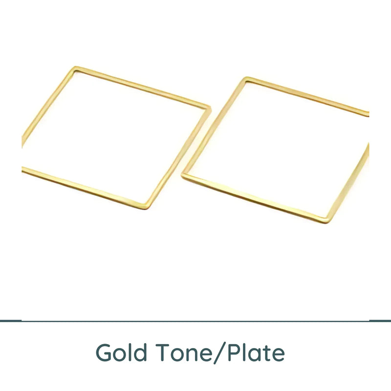 WHOLESALE Square Frame Connectors, 40mm in 3 Finishes