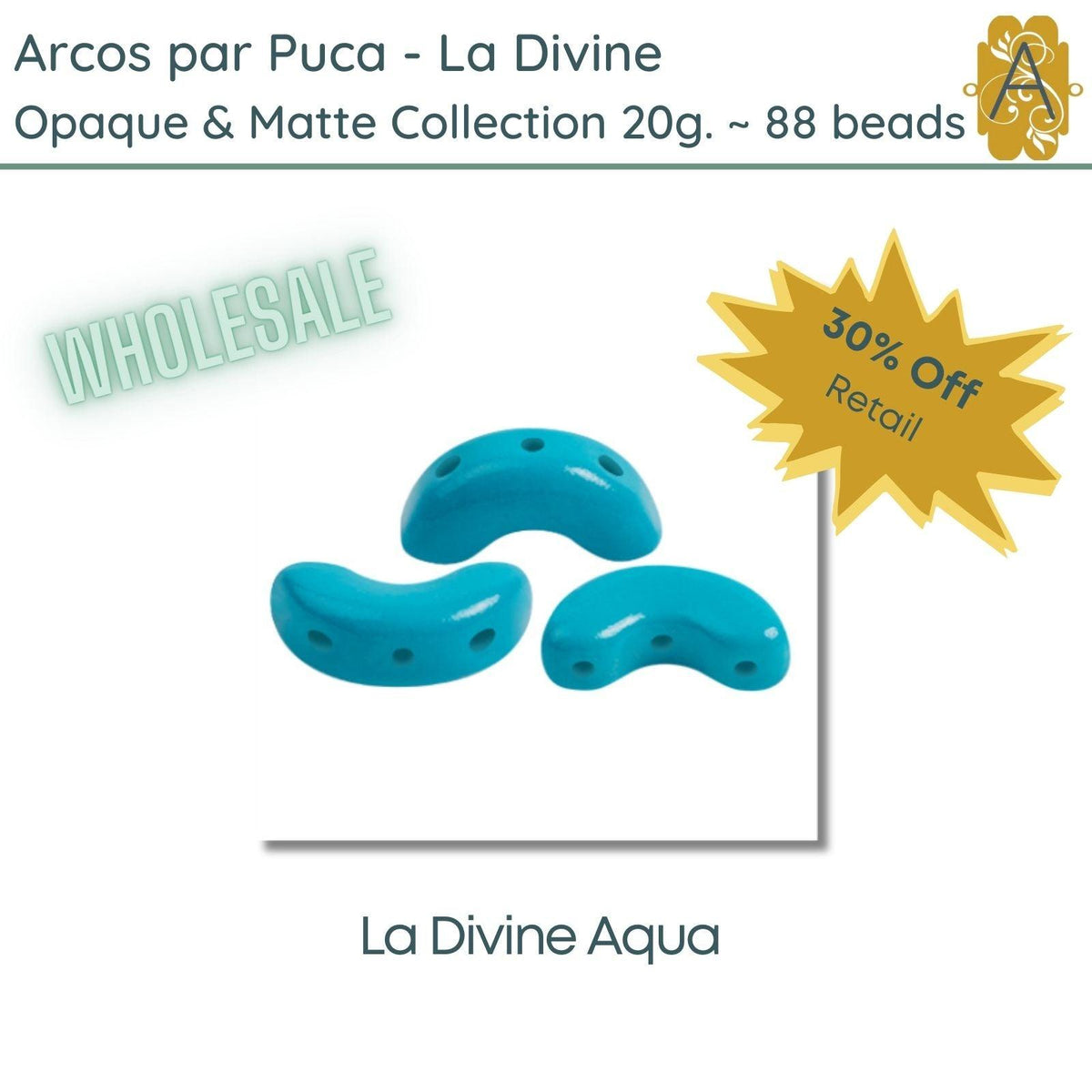 WHOLESALE, Arcos par Puca, La Divine Opaque & Matte Collection, 20g., 10 colors - The Argus Collection