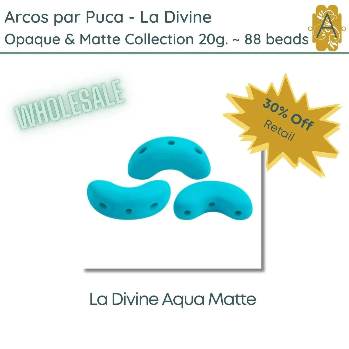 WHOLESALE, Arcos par Puca, La Divine Opaque & Matte Collection, 20g., 10 colors - The Argus Collection