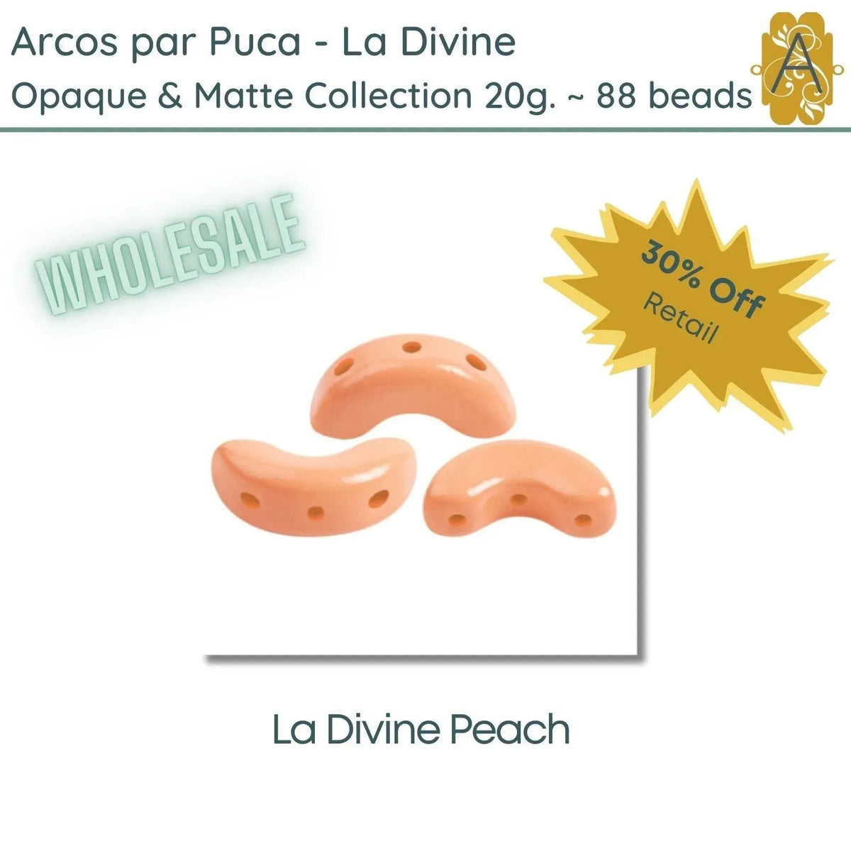 WHOLESALE, Arcos par Puca, La Divine Opaque & Matte Collection, 20g., 10 colors - The Argus Collection