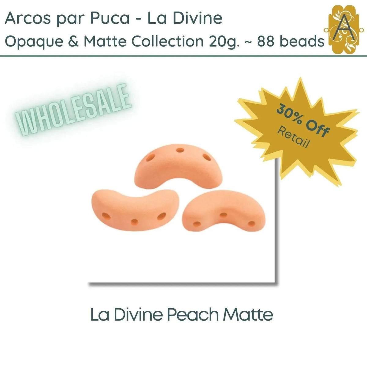 WHOLESALE, Arcos par Puca, La Divine Opaque & Matte Collection, 20g., 10 colors - The Argus Collection