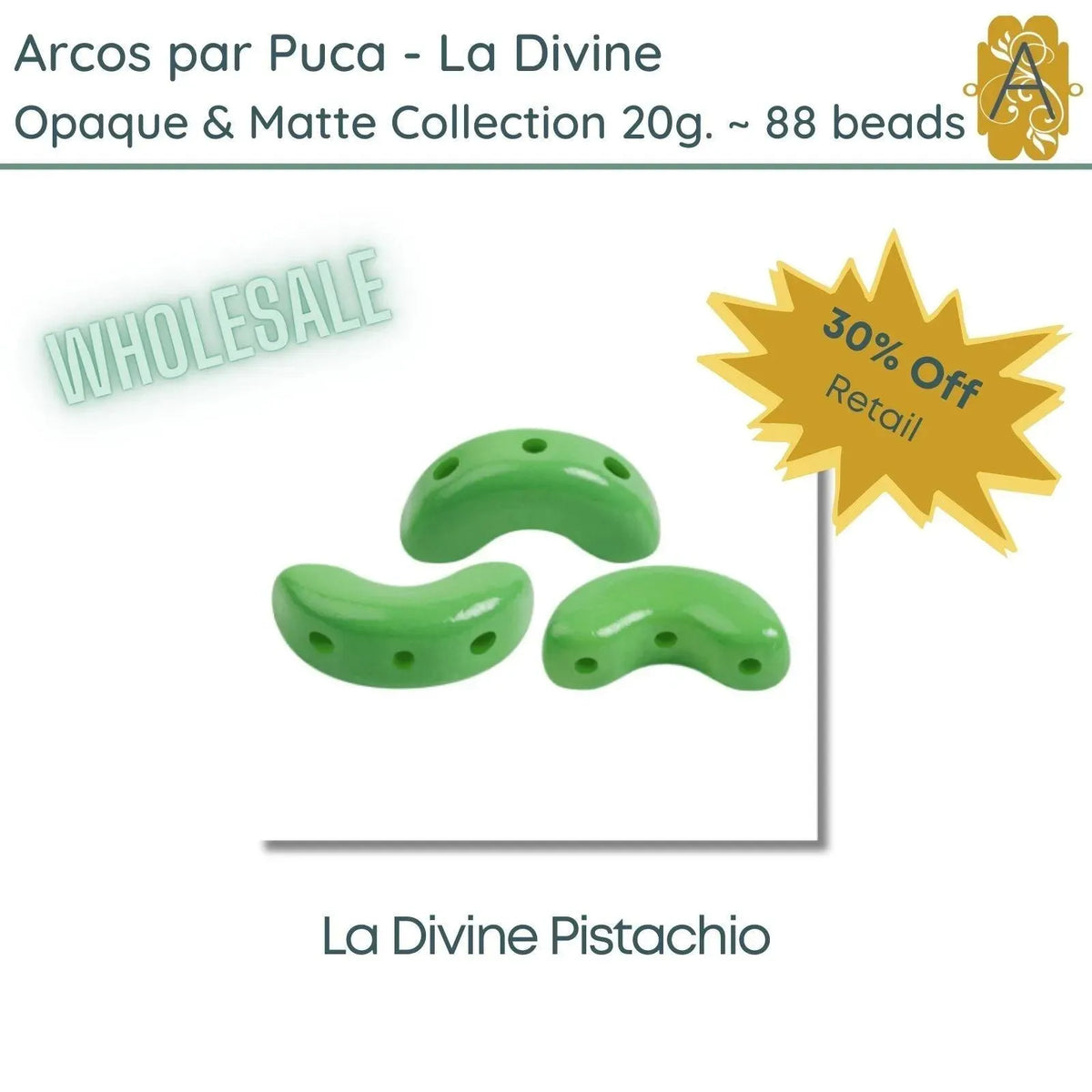 WHOLESALE, Arcos par Puca, La Divine Opaque & Matte Collection, 20g., 10 colors - The Argus Collection