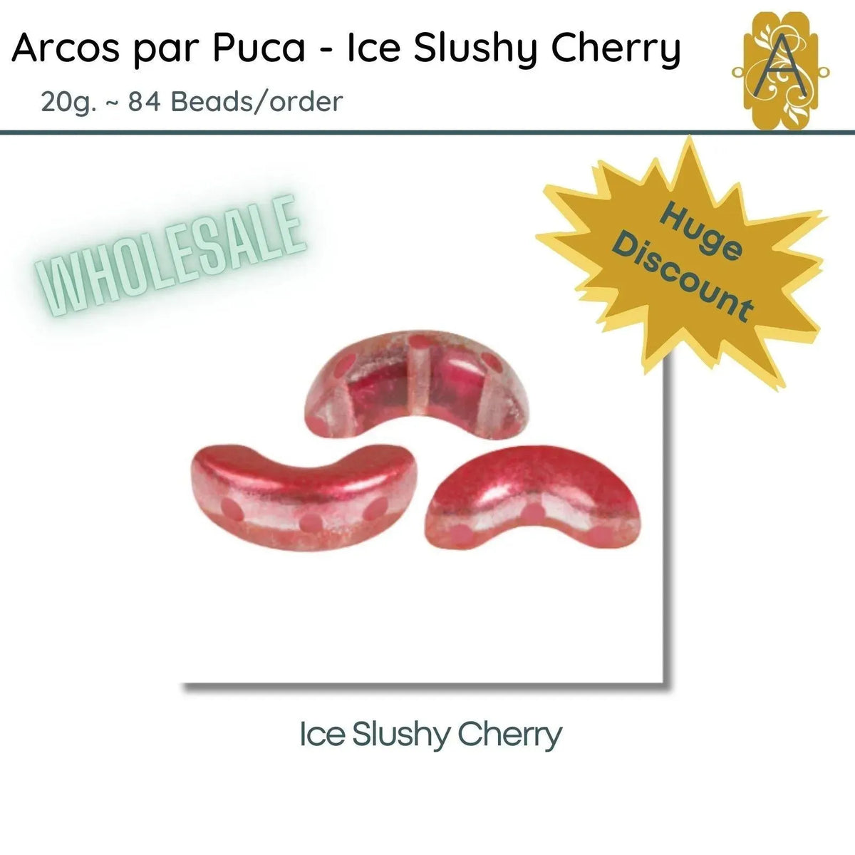 WHOLESALE! Arcos par Puca, Ice Slushy Cherry, 20g. - The Argus Collection