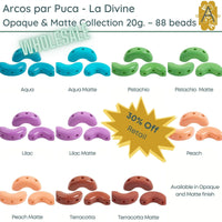 WHOLESALE, Arcos par Puca, La Divine Opaque & Matte Collection, 20g., 10 colors - The Argus Collection