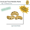 WHOLESALE! Arcos par Puca, Metallic Matte, 20g., 6 colors - The Argus Collection