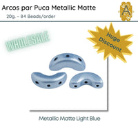 WHOLESALE! Arcos par Puca, Metallic Matte, 20g., 6 colors - The Argus Collection