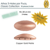 WHOLESALE! Athos 3-Holes par Puca, Classic Collection, 6 colors - The Argus Collection