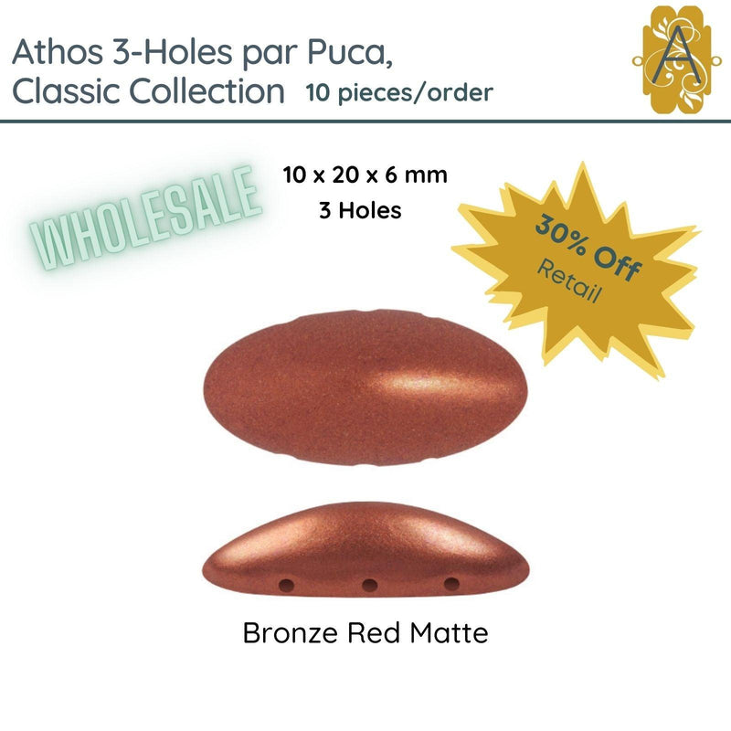 WHOLESALE! Athos 3-Holes par Puca, Classic Collection, 6 colors - The Argus Collection