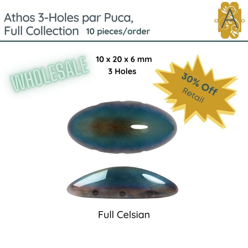 WHOLESALE! Athos 3-Holes par Puca, Full Collection, 3 Colors - The Argus Collection