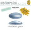 WHOLESALE! Athos 3-Holes par Puca, Metallic Matte Collection, 5 Colors - The Argus Collection