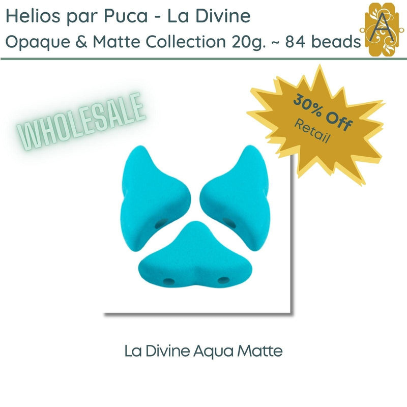 Wholesale - Helios par Puca, La Divine Opaque & Matte Collection, 20g. 10 colors - The Argus Collection