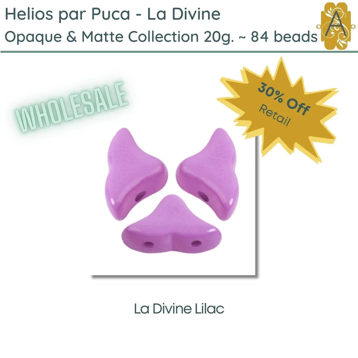 Wholesale - Helios par Puca, La Divine Opaque & Matte Collection, 20g. 10 colors - The Argus Collection