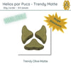 WHOLESALE, Helios par Puca, 20g, Trendy Matte Collection, 4 Colors - The Argus Collection