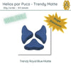 WHOLESALE, Helios par Puca, 20g, Trendy Matte Collection, 4 Colors - The Argus Collection