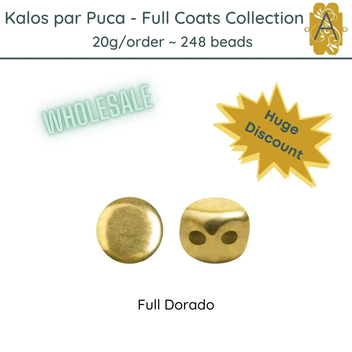 WHOLESALE! Kalos par Puca, Full Dorado, 20g - The Argus Collection