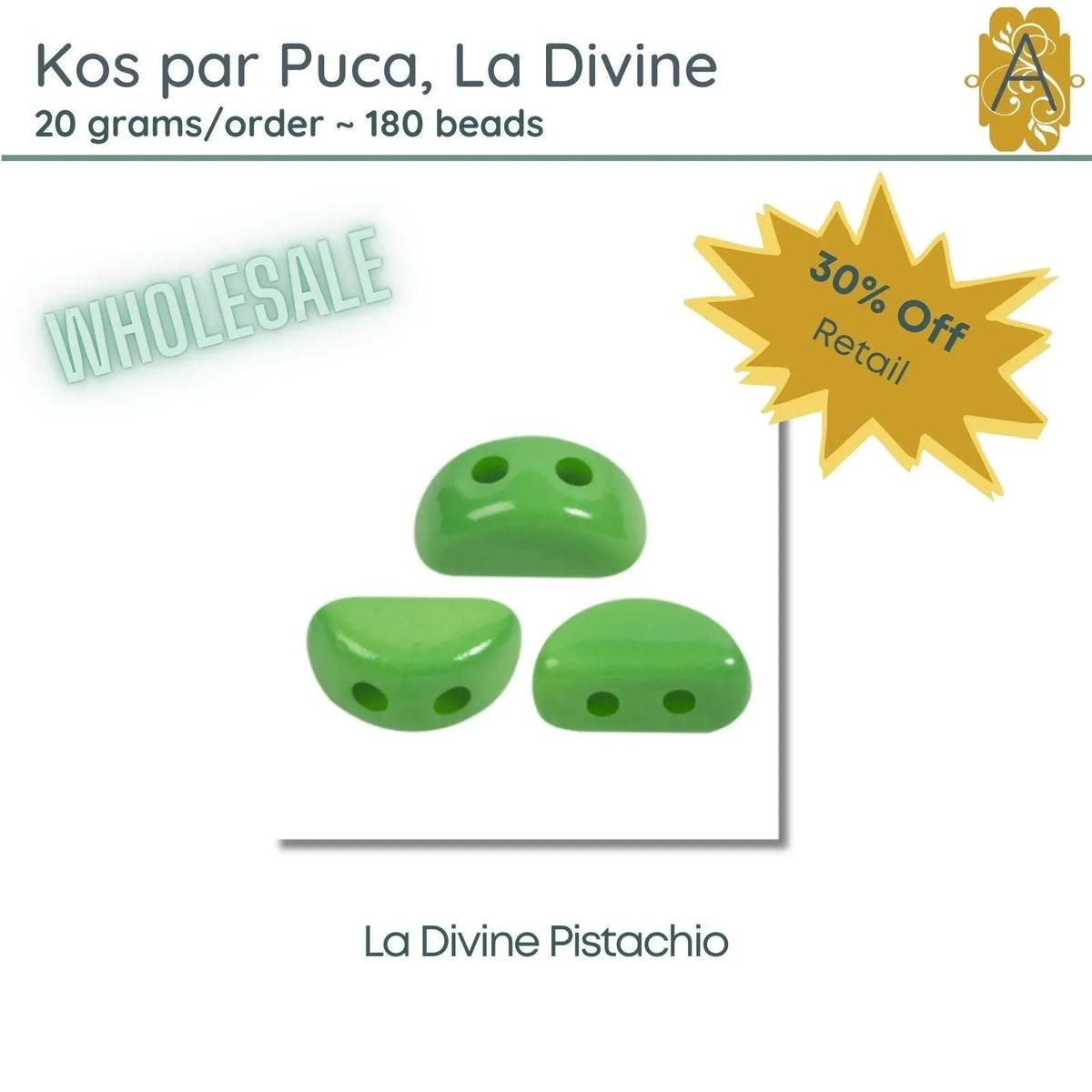 WHOLESALE! Kos par Puca, La Divine Collection, 5 Colors, 20g - The Argus Collection