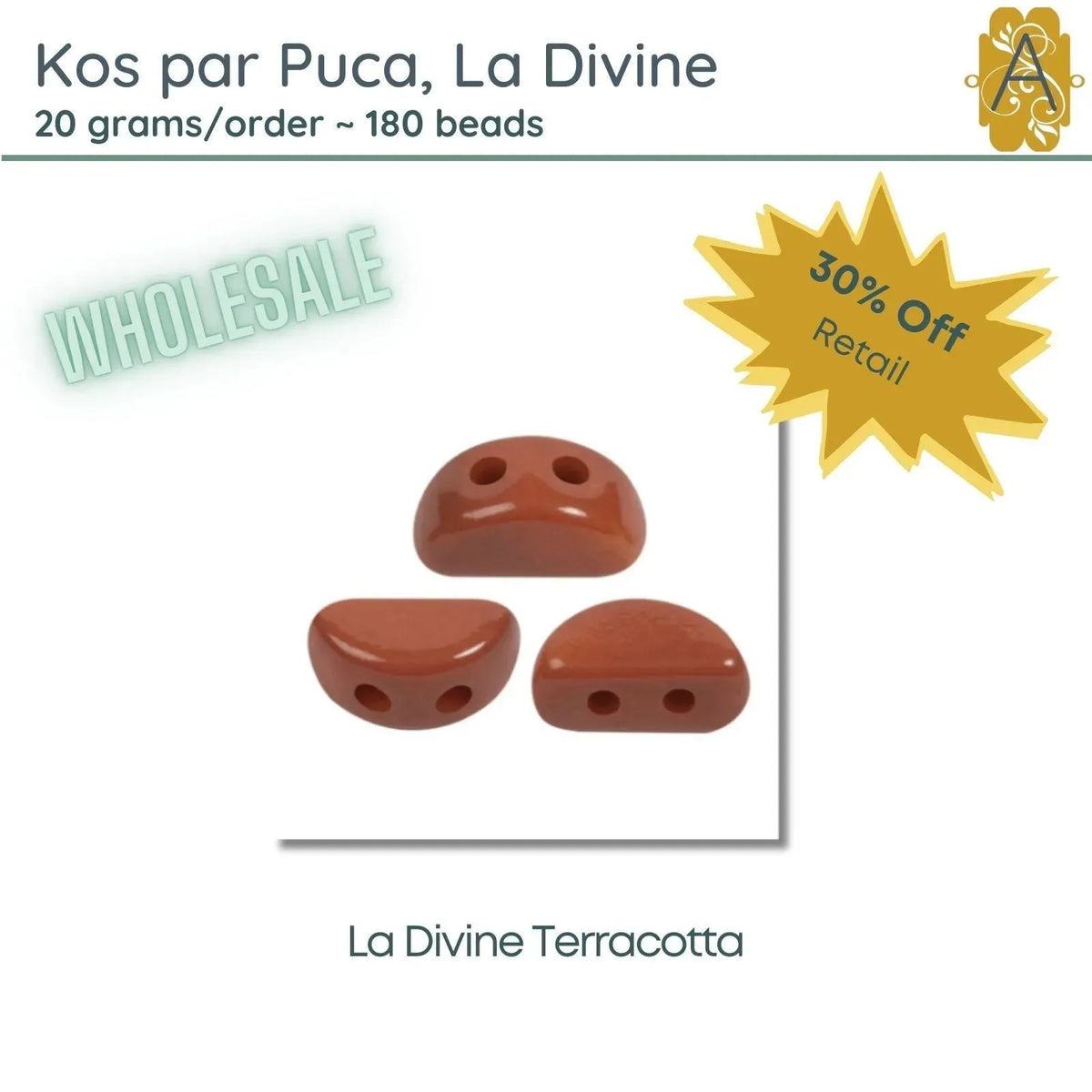 WHOLESALE! Kos par Puca, La Divine Collection, 5 Colors, 20g - The Argus Collection