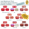 WHOLESALE, Lipsi par Puca, 20g, Grenadine Opal Collection, 8 Finishes