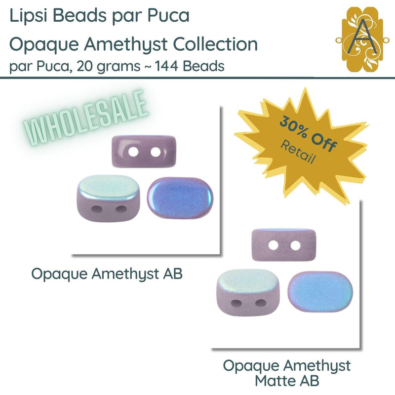 WHOLESALE! Lipsi par Puca, Amethyst Collection, 10 Finishes - The Argus Collection