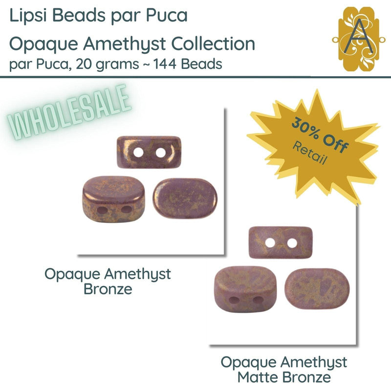 WHOLESALE! Lipsi par Puca, Amethyst Collection, 10 Finishes - The Argus Collection