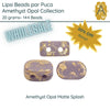WHOLESALE, Lipsi par Puca, 20g, Amethyst Opal Collection, 8 Finishes - The Argus Collection
