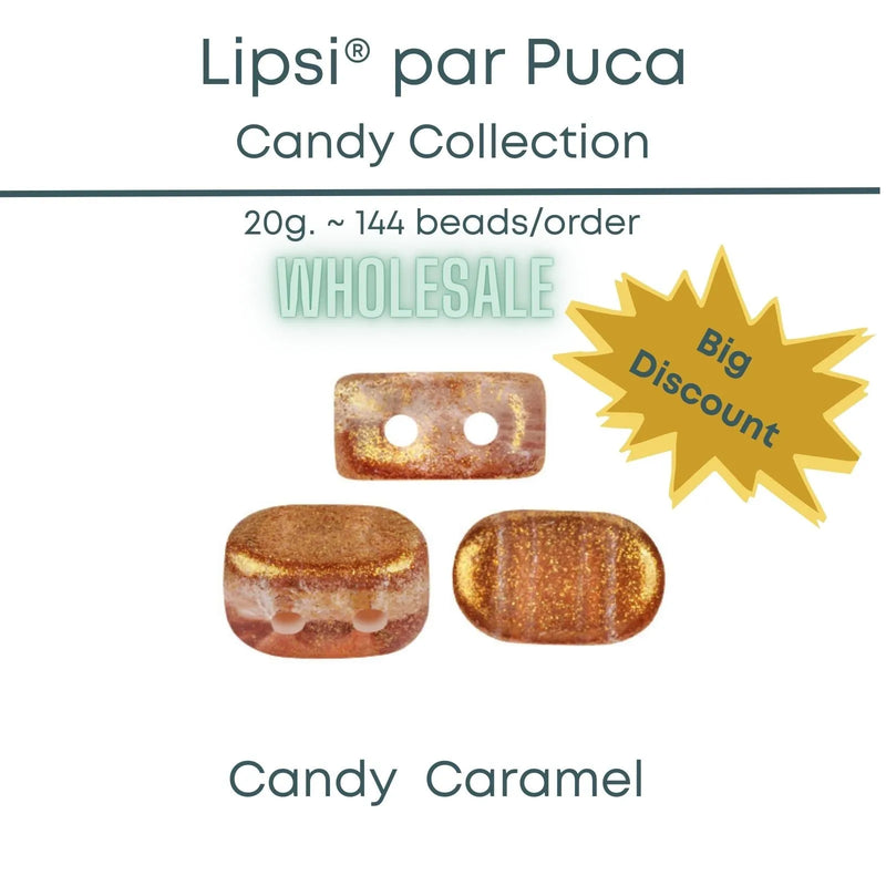 WHOLESALE Lipsi par Puca, 20g., Candy Collection, 9 Colors - The Argus Collection